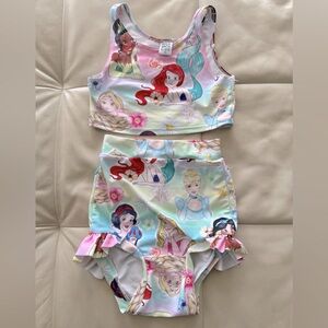 Wild rich kids two piece bathing suit 7/8